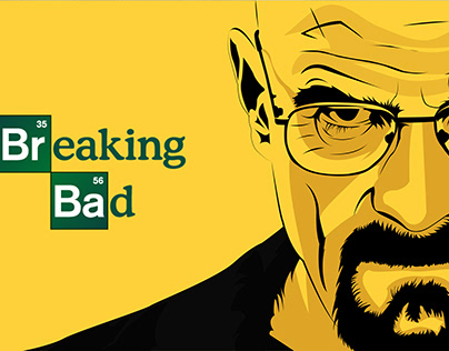 Breaking Bad- Walter White (Heisenberg) vector Art