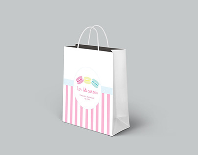 Branding for a confectionery with french macaroons