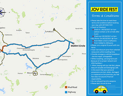 Infographics for joy ride fest
