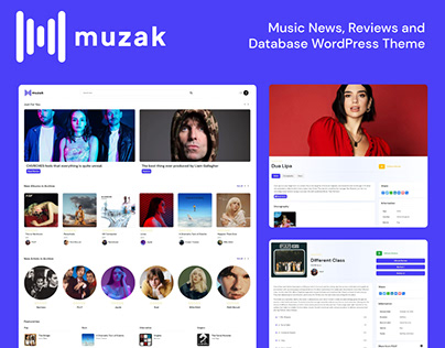 MUZAK - Music News and Reviews WordPress Theme