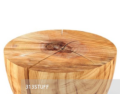 3d model of Brent Comber Drum wooden chair
