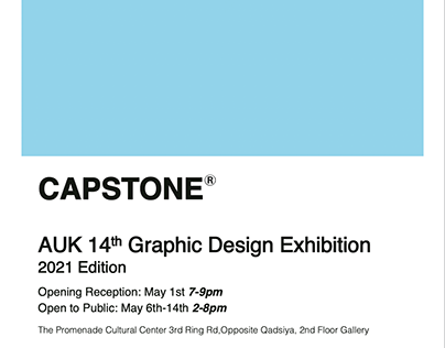AUK 14th Graphic Design Capstone Poster Concept