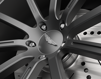 Aston Martin Wheel Design | 3D Model (ALIAS)