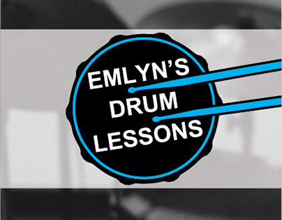 Emlyn's Drum Lessons. A5 Double Sided & A4 Single Sided