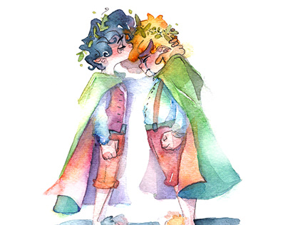 Frodo Baggins and Samwise Gamgee