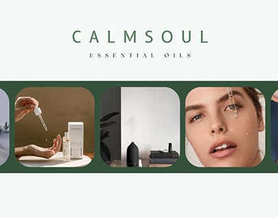Project thumbnail - CALMSOUL Essential Oil Shop branding & 3d Model