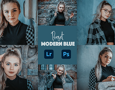 Modern Blue Photoshop Preset