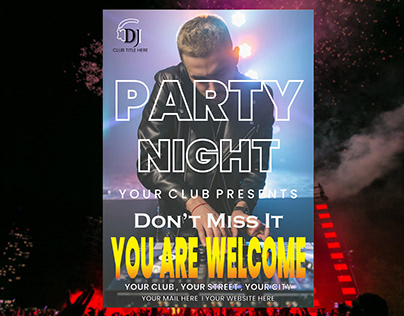 PARTY FLYER DESIGN FOR CLIENTS