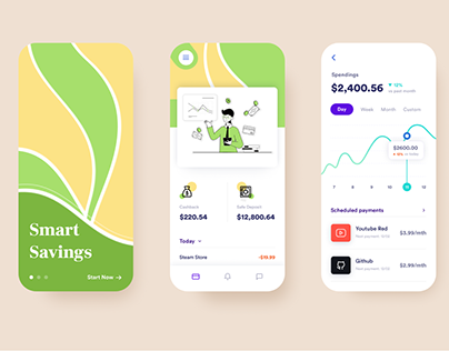 Financial App Illustration