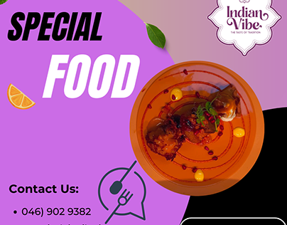 Experience with our unique special food selections