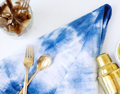 Table Cloth, serviette, Shibori & Product Design