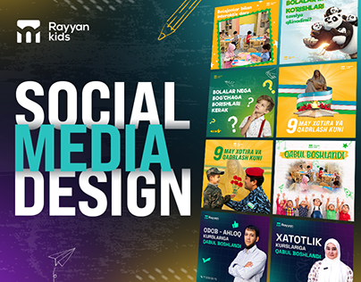 Social media design for Rayyan kids