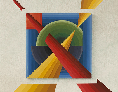 Geometric Abstraction with Gouache