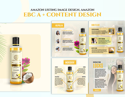 Amazon product listing image, EBC A+ content design
