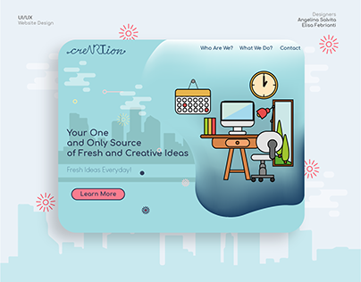 creARTion Landing Page
