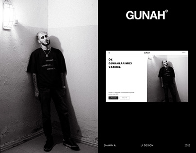 UI Design for GUNAH.