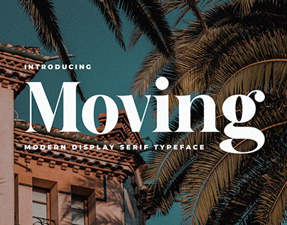Moving Elegant Serif Font