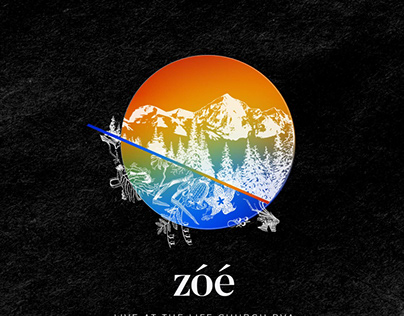 Zóé Album Cover + Merch Design