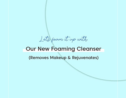 Foaming Cleansers for all skin types