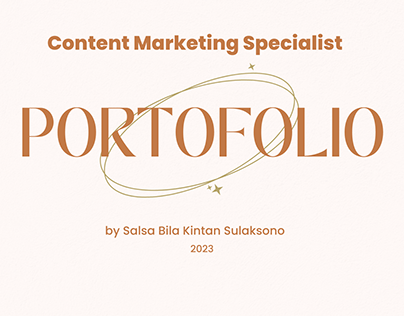 Content Marketing Specialist Portofolio