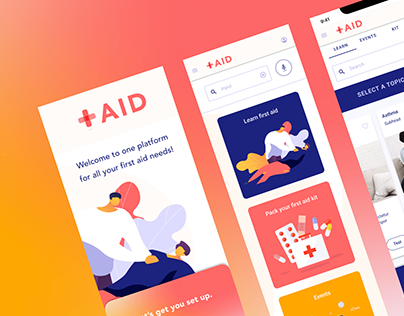Design for social good - first aid app & website