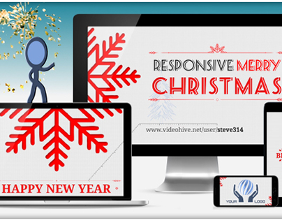 Responsive Christmas Greetings! - Holiday After Effects