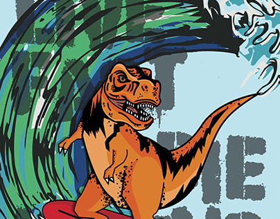 Dino Surfer | Artivive Poster | AR Case Study