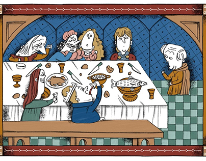 Illustrations based on the Merlin series