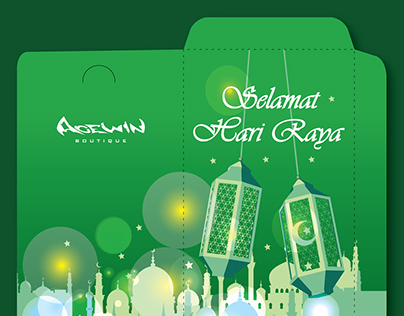 Acewin Boutique - Raya Green Packet Design 2016