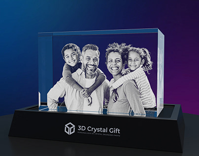 The Process of Crafting 3D Crystal Pictures