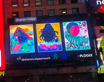 Plogixgallery Selected art for Times Square NYC!