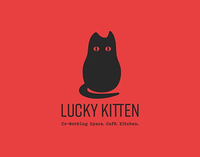 Lucky Kitten Logo Design & Branding