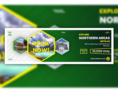 Website banner for tourists company
