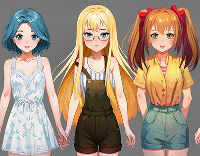 The Characters Of The Visual Novel