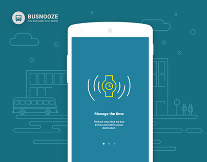 Busnooze app | UI/UX design