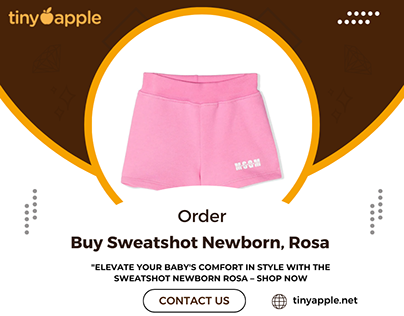 Buy Sweatshot Newborn, Rosa - Tinyapple