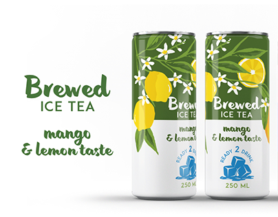 Brewed Ice Tea | Can Design