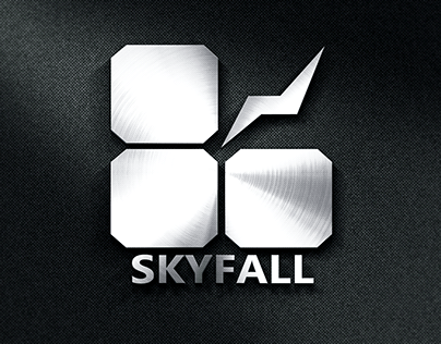 Solar panels logo for "Skyfall"