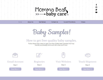 Momma Bear Baby Care Website