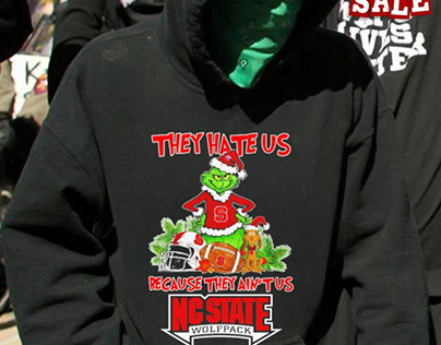 Top Grinch they hate us NC State Wolfpack shirt