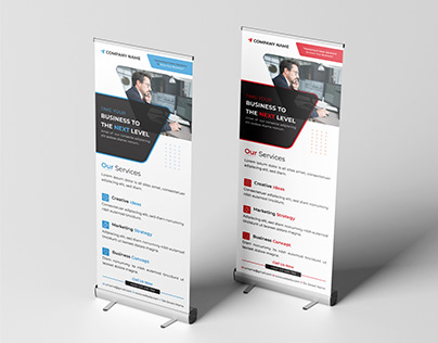Roll Up Banner Design, Corporate