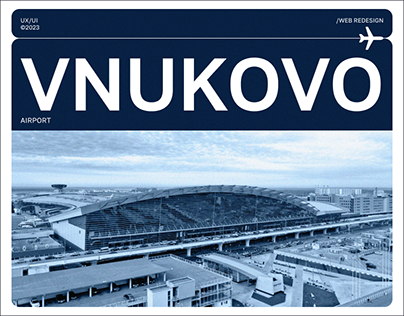 Vnukovo airport | Website redesign