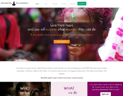 NGO conceptual website