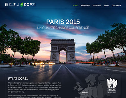 FTI at COP21 conference website