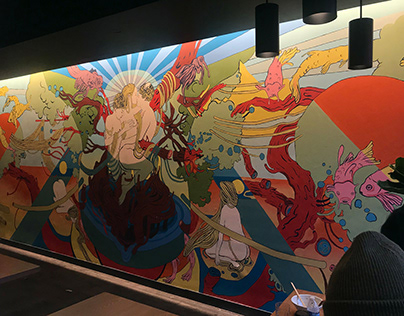 Tatsu Ramen Mural