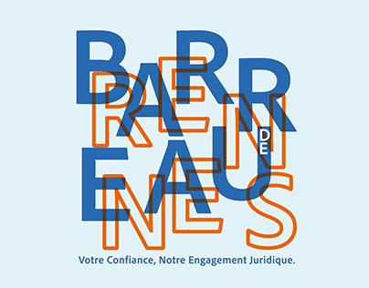 Logo et de charte graphique pour le Barreau de Rennes