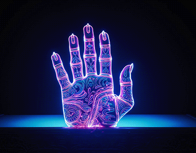 Glowing Hand