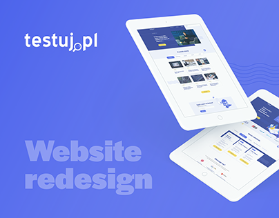 Testuj.pl - website redesign