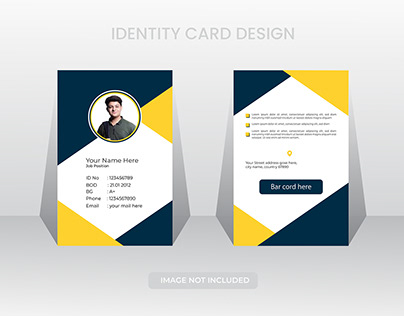 Modern Identity card design.