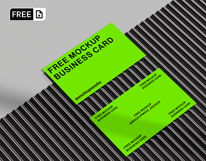 (FREE MOCKUP) Business Cards Mockup 2